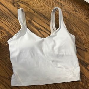 White Lululemon Align Tank